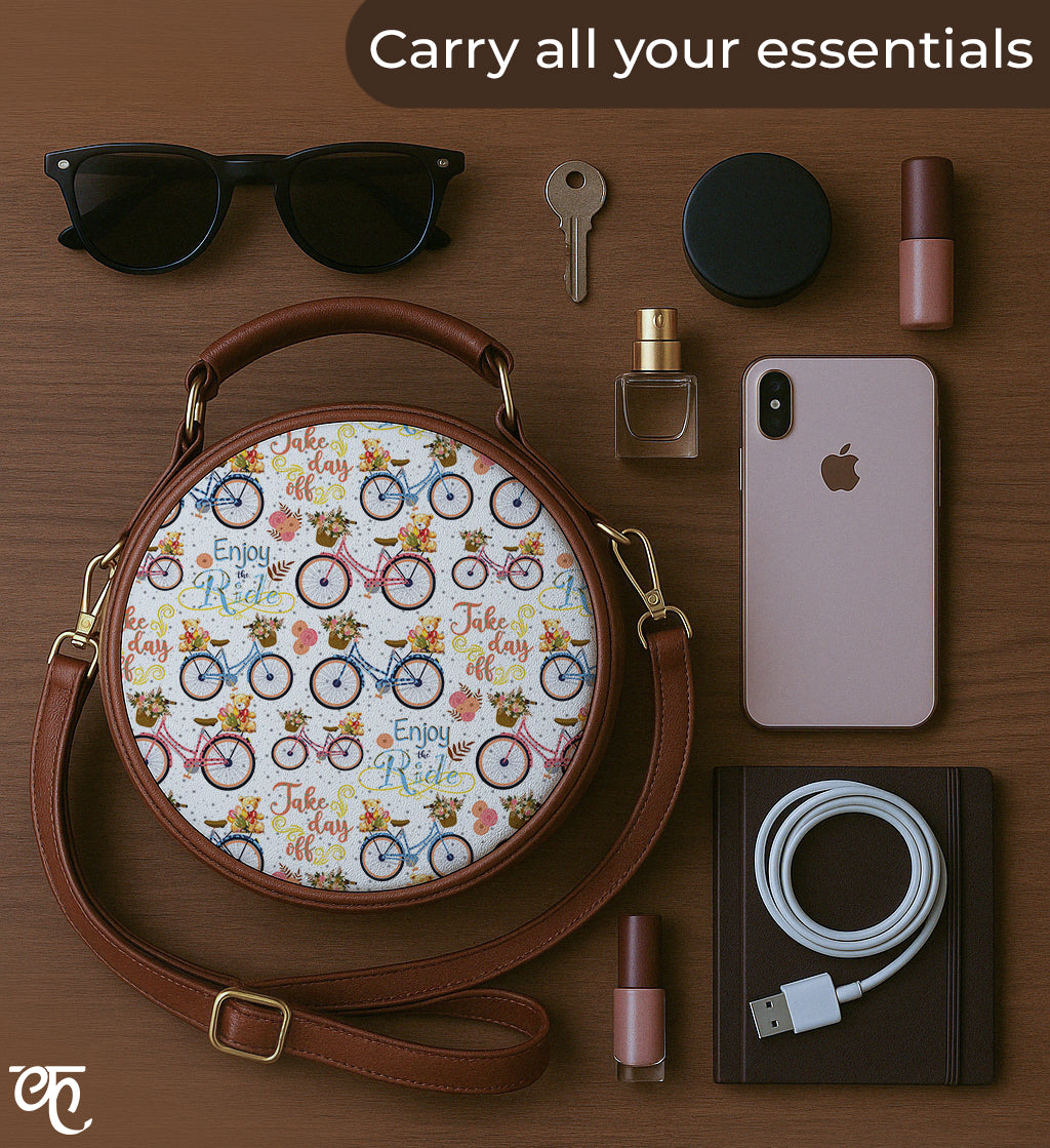 Round Sling Bag | Enjoy the Ride
