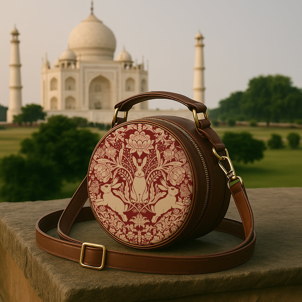Small Sling Bag | Modern damask-Year of the Rabbit
