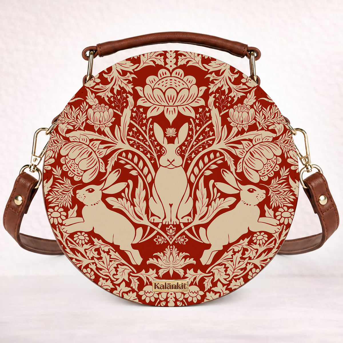 Small Sling Bag | Modern damask-Year of the Rabbit