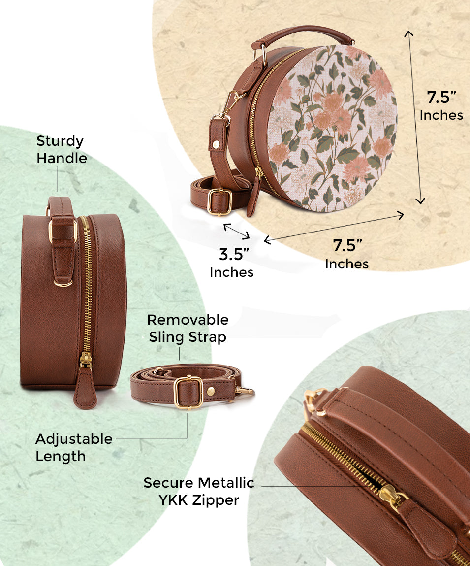Mini Crossbody Bag | Petal Echoes