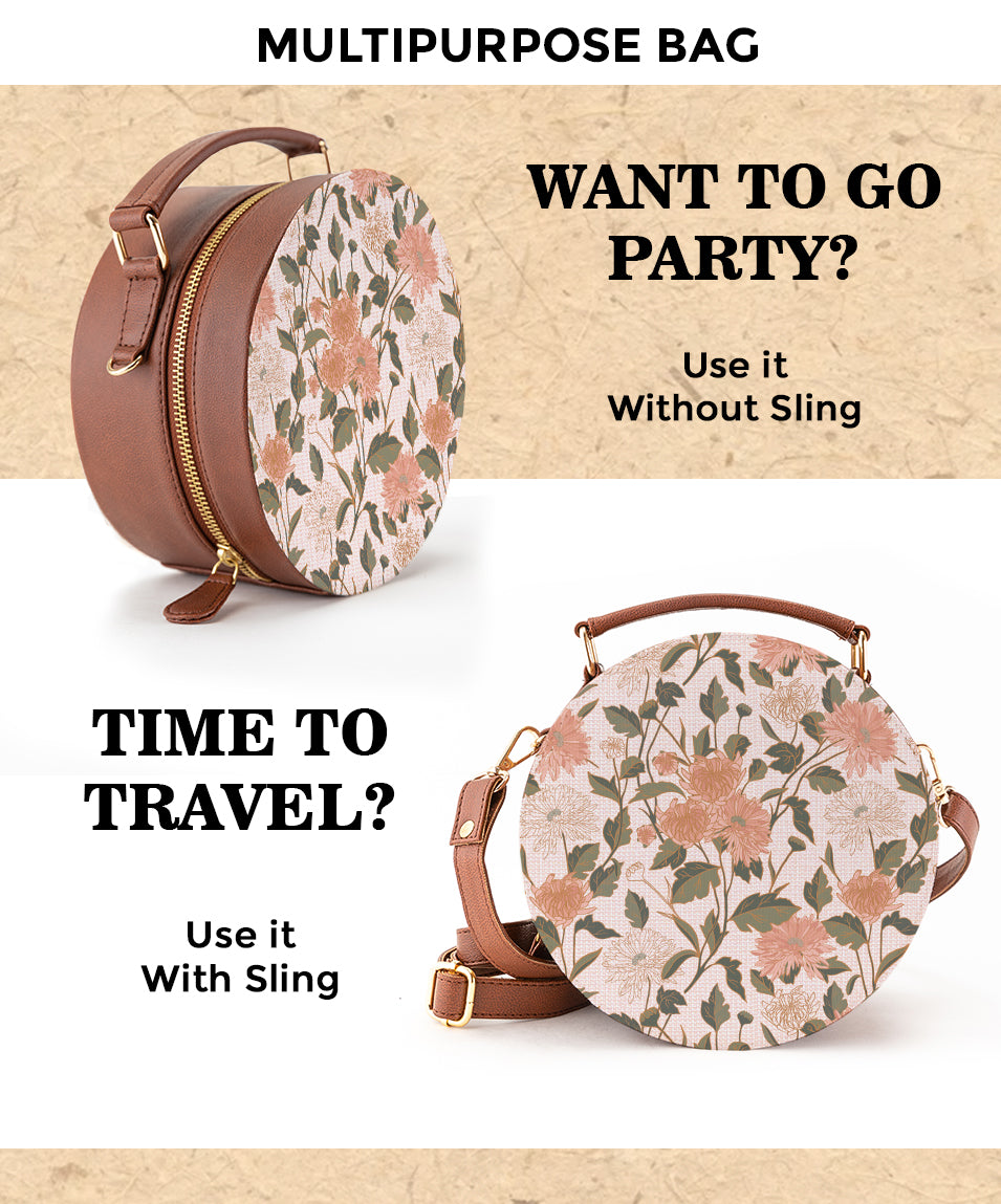 Mini Crossbody Bag | Petal Echoes