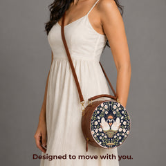 Mini Crossbody Bag | Lovebirds on the lake