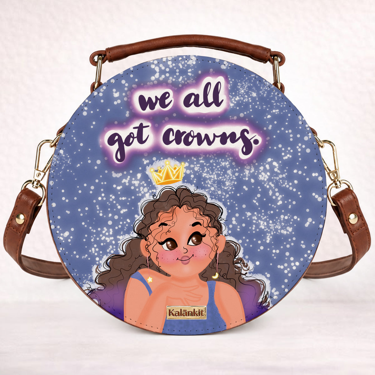 Round Sling Bag | Crowned in Confidence