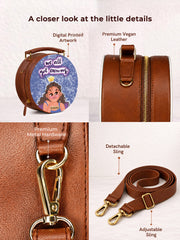 Round Sling Bag | Crowned in Confidence
