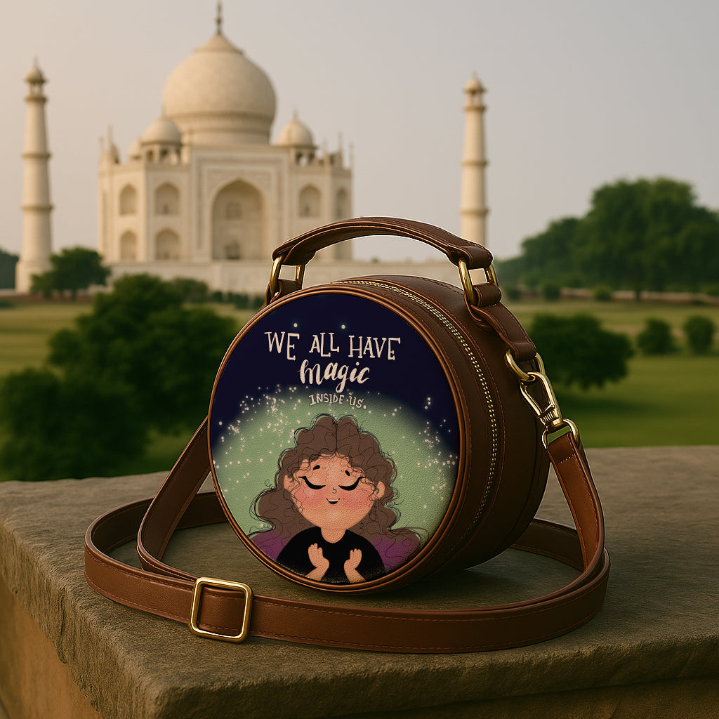 Round Sling Bag | New beginnings