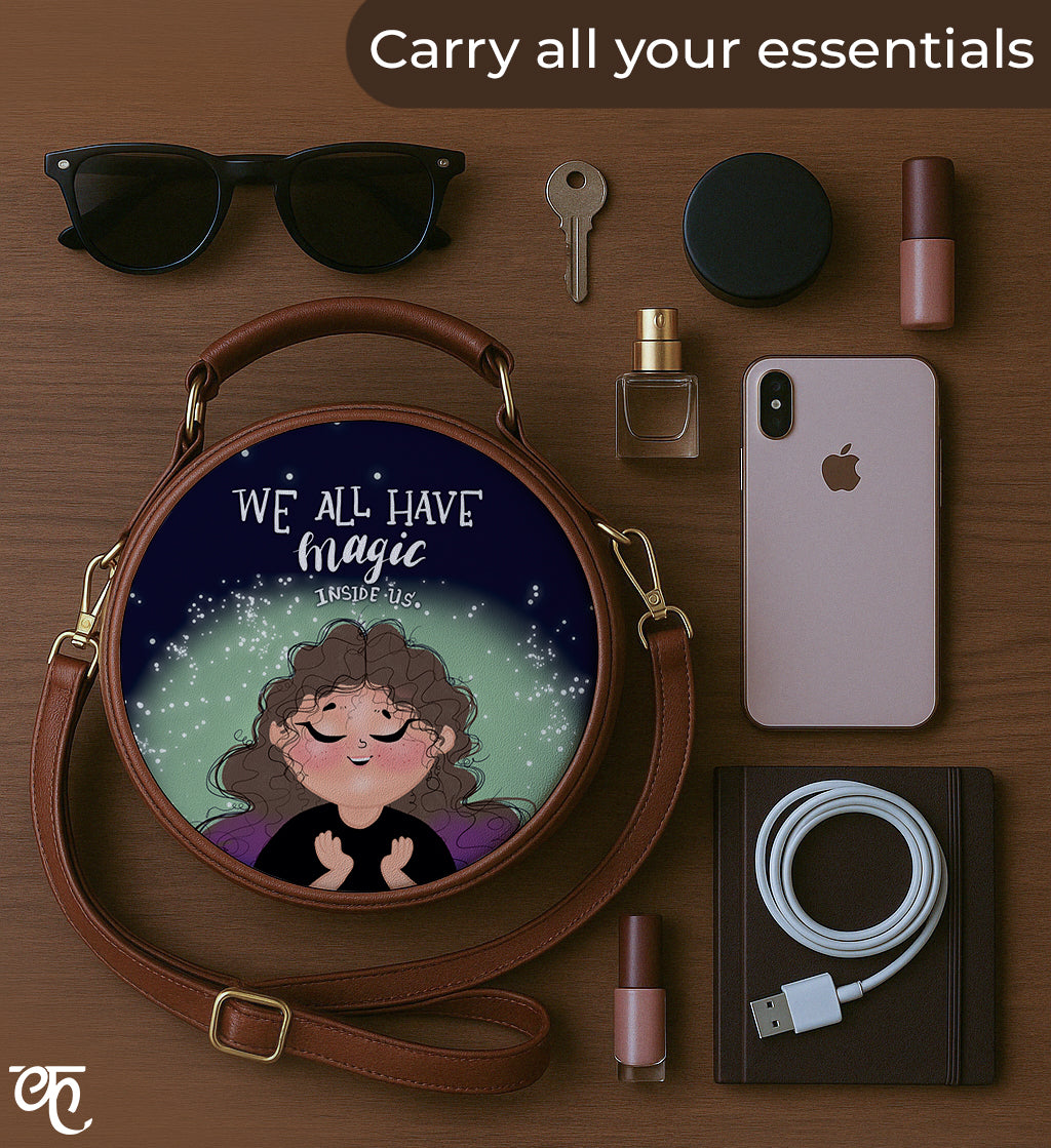 Round Sling Bag | New beginnings