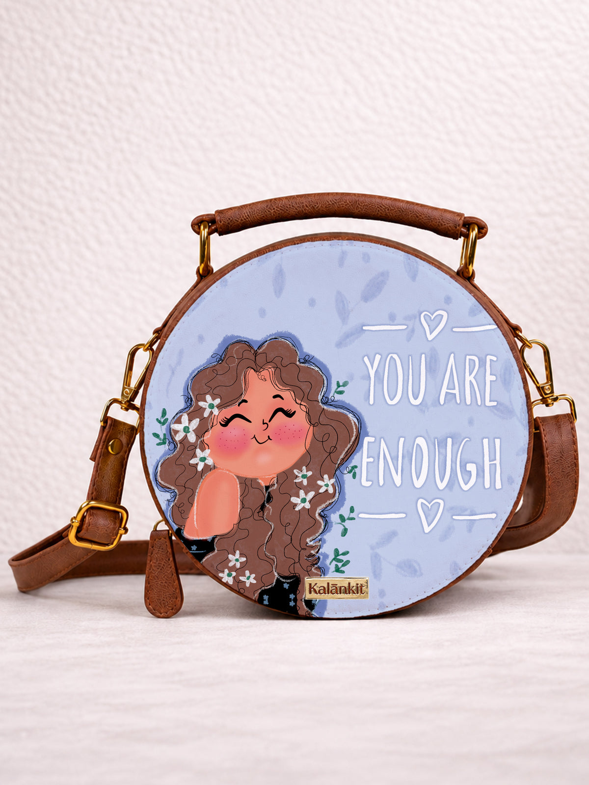 Vegan Leather Sling Bag | You are enough!