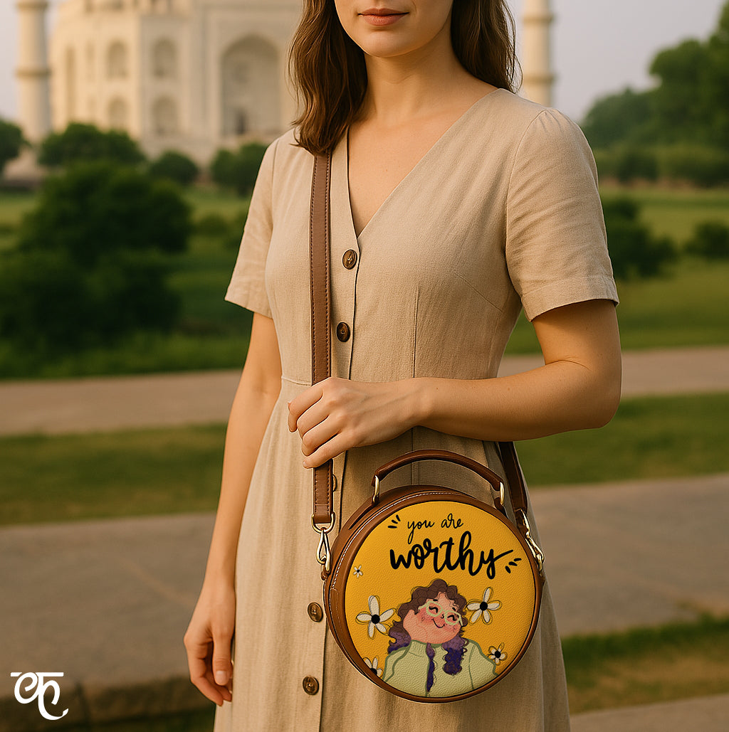 Compact Sling Bag | You Are Worthy