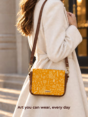 Vegan Leather Sling Bag | Curious Bloom