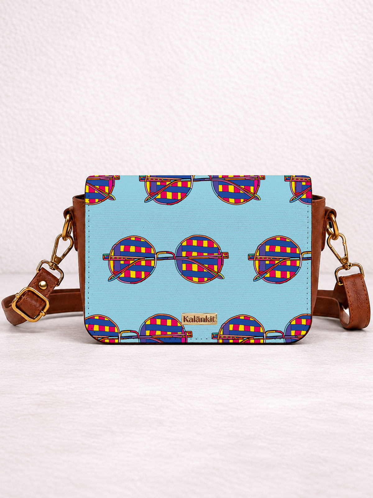Vegan Leather Sling Bag | Groovy Glare