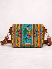 Rectangle Sling Bag | Tradition in Motion ( Modern Madhubani )