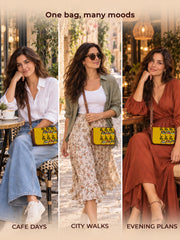 Vegan Leather Sling Bag | Par log kya kahenge ?