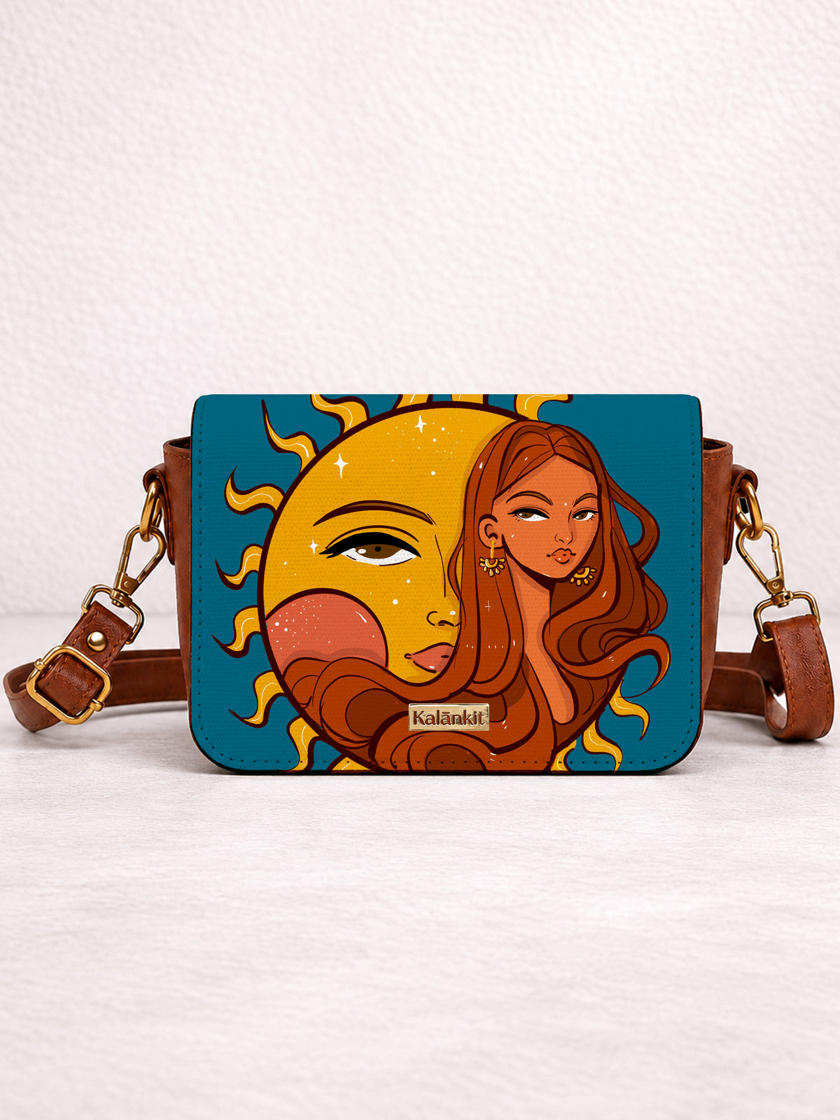 Leather Sling Bag | The Child of Sun