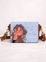 Vegan Leather Sling Bag | You are enough!