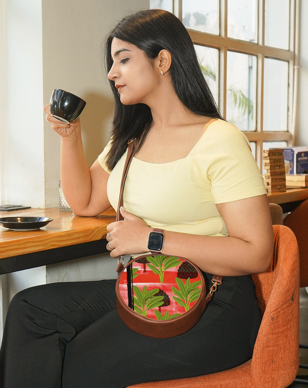 Women's Sling Bag | Tropical Contrast