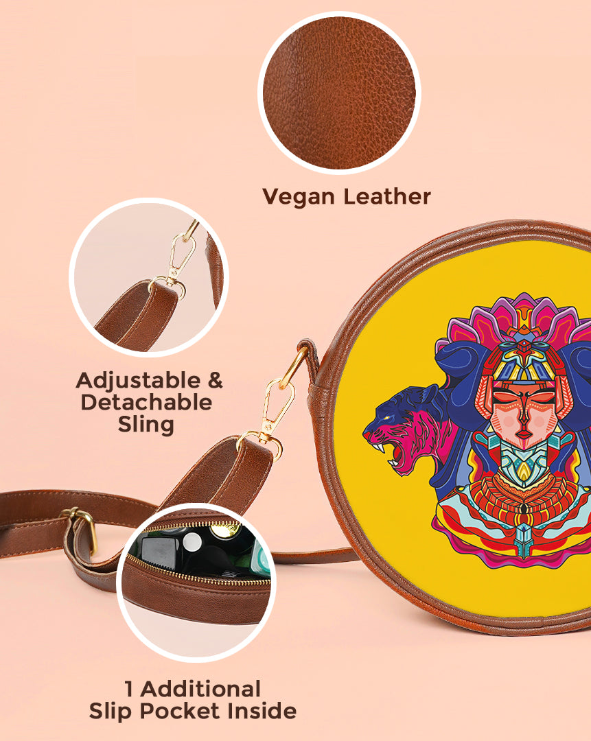 Small Sling Bag | Crowned & Fierce
