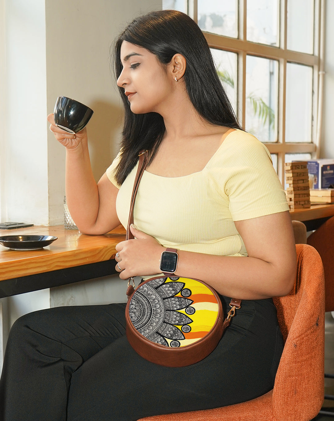 Women's Sling Bag | Yellow Hues