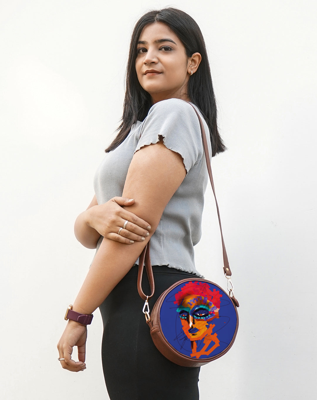 Round Shoulder Bag | Mood: Unbothered