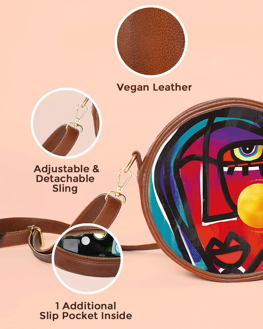 Circle Crossbody Bag | Split Thoughts