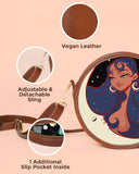 Round Shoulder Bag | Moon Child