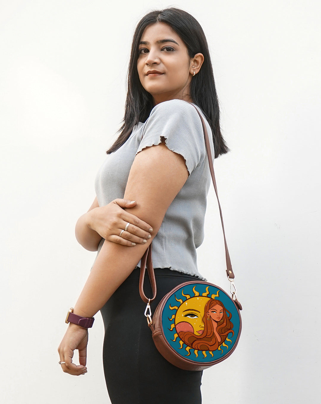 Round Sling Bag | The Child of Sun