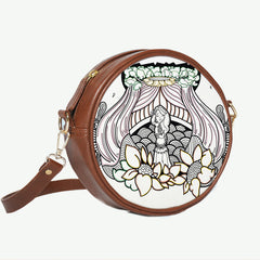 Circle Crossbody Bag | Sunflower power
