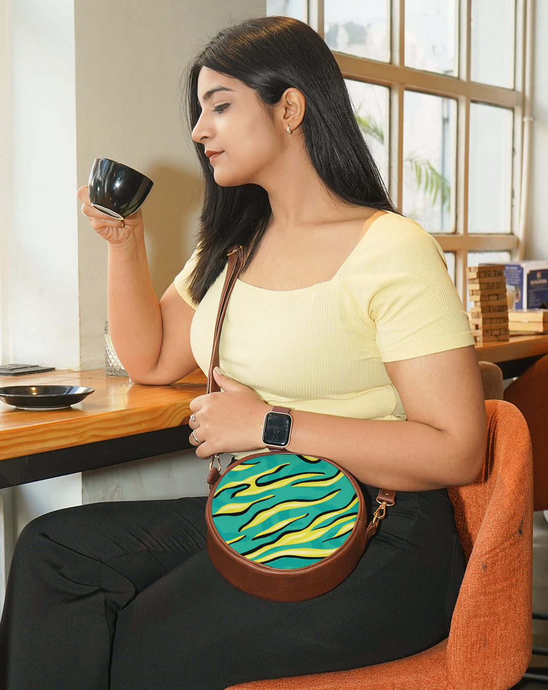 Compact Crossbody Bag | Electric Pulse