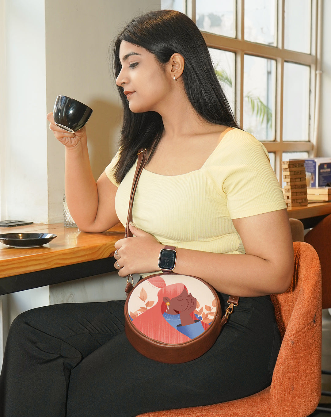 Round Shoulder Bag | In Her Own Light