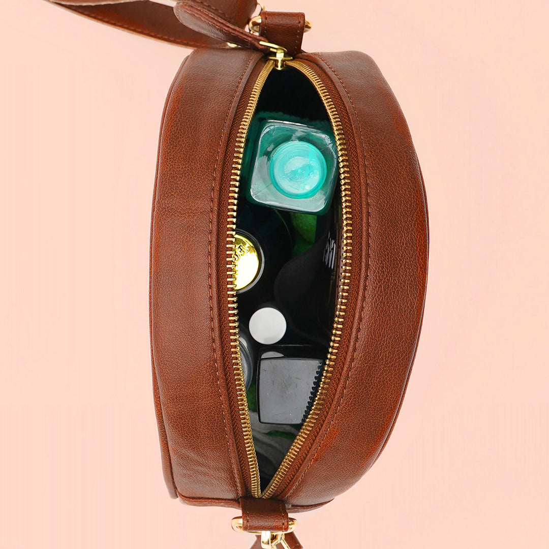 Round Shoulder Bag | Duniya, a caring mother