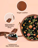 Round Sling Bag | Golden Dusk
