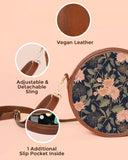 Compact Crossbody Bag | Twilight Garden