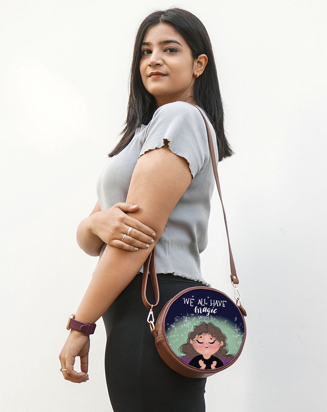Round Sling Bag | New beginnings