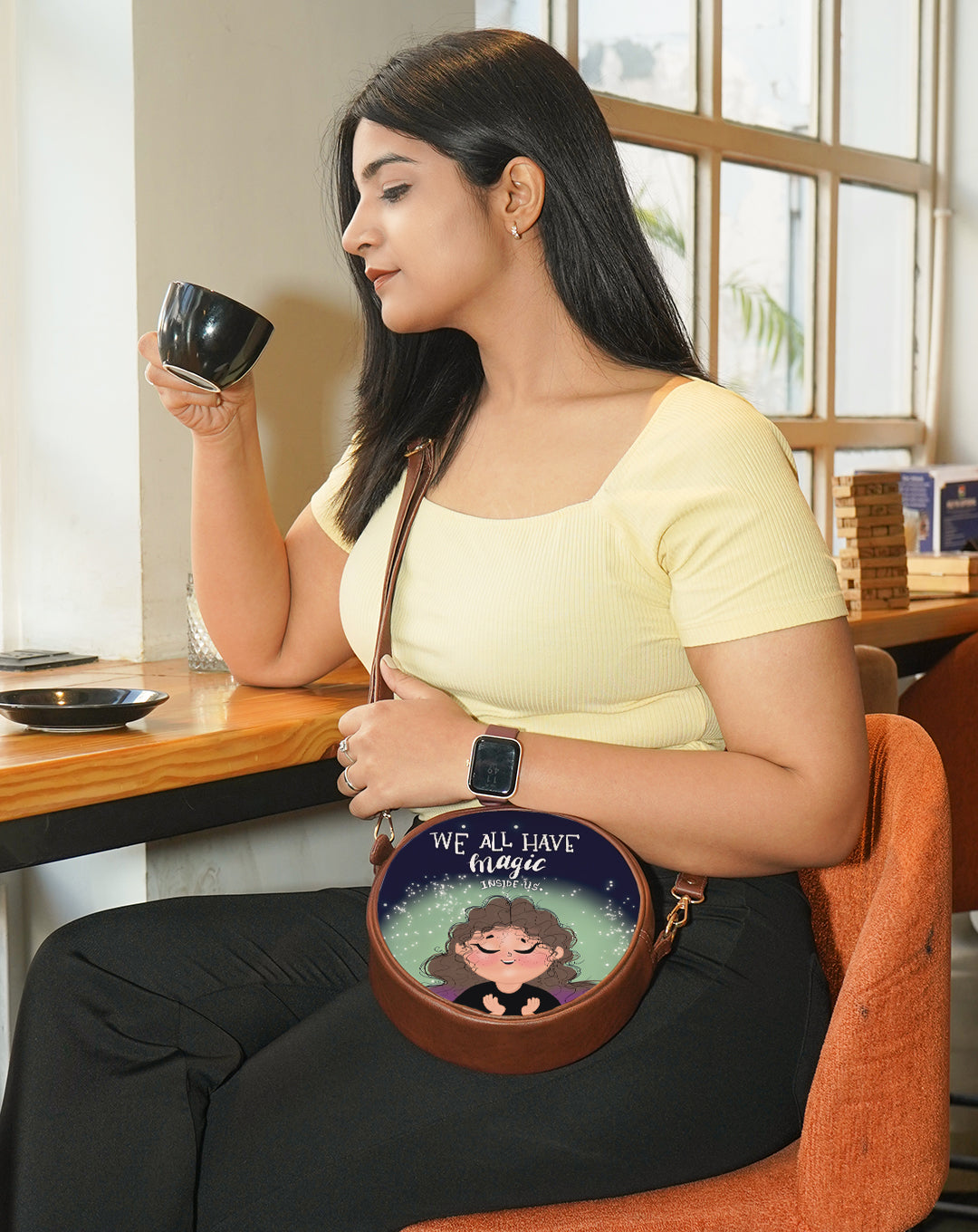 Round Sling Bag | New beginnings