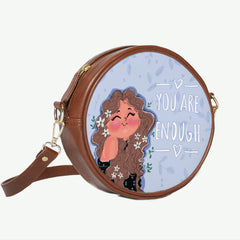 Circle Crossbody Bag | You are enough!