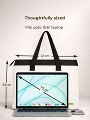 structured tote bag | New Horizons