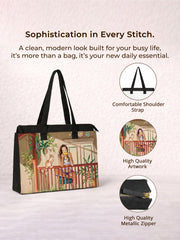 structured tote bag | Mango Summers