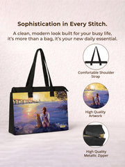 structured tote bag | New Horizons