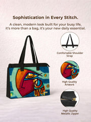 structured tote bag | Tearshift