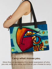 structured tote bag | Tearshift