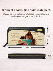 zipper wallet | We Shall Hug Again