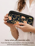 zip wallet | Twilight Garden