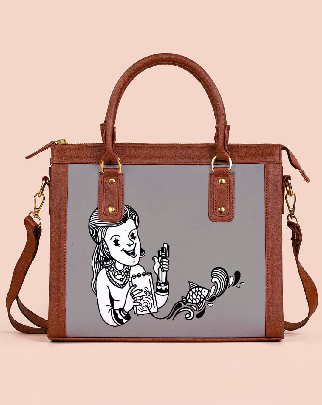 Satchel Bag for women - Live your imagination - Kalankit®